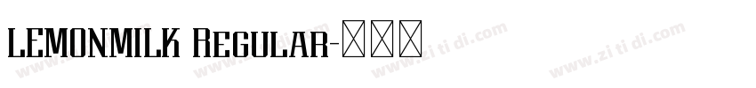 LEMONMILK Regular字体转换 LEMONMILK Regular字体转换